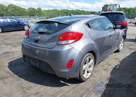 2013 Hyundai Veloster Base W/Black из США, поврежденный, VIN KMHTC6ADXDU172104